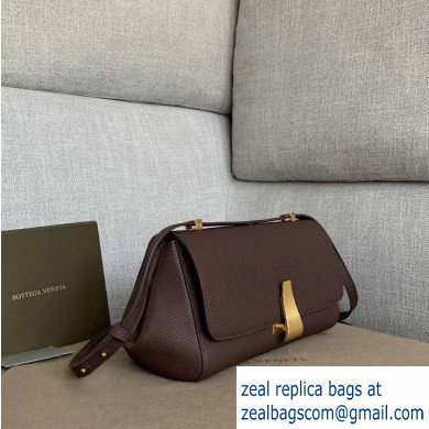 Bottega Veneta Small BV Angle Shoulder Bag In Palmellato Burgundy 2019