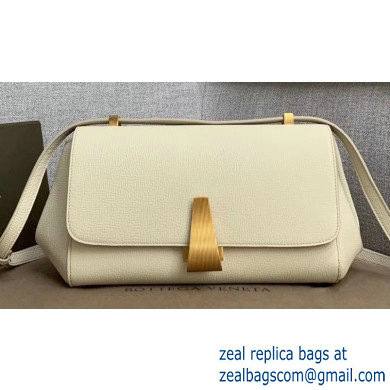 Bottega Veneta Small BV Angle Shoulder Bag In Palmellato White 2019 - Click Image to Close