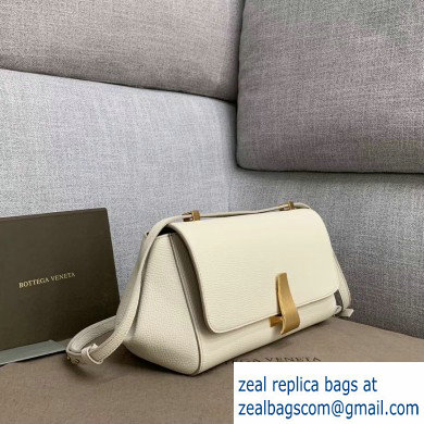 Bottega Veneta Small BV Angle Shoulder Bag In Palmellato White 2019 - Click Image to Close