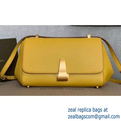 Bottega Veneta Small BV Angle Shoulder Bag In Palmellato Yellow 2019