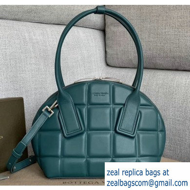 Bottega Veneta Small BV Swoop Bowler-style Bag Blue 2019