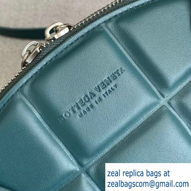 Bottega Veneta Small BV Swoop Bowler-style Bag Blue 2019 - Click Image to Close