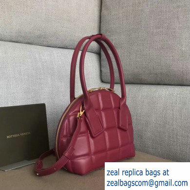 Bottega Veneta Small BV Swoop Bowler-style Bag Burgundy 2019