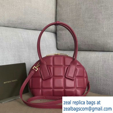 Bottega Veneta Small BV Swoop Bowler-style Bag Burgundy 2019