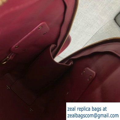 Bottega Veneta Small BV Swoop Bowler-style Bag Burgundy 2019