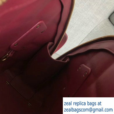 Bottega Veneta Small BV Swoop Bowler-style Bag Burgundy 2019 - Click Image to Close