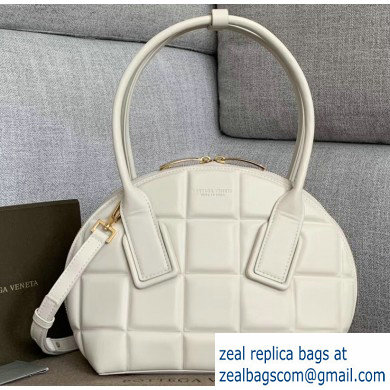 Bottega Veneta Small BV Swoop Bowler-style Bag Creamy 2019