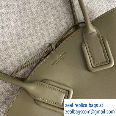 Bottega Veneta Small Basket Tote Bag In French Calf Army Green 2019 - Click Image to Close