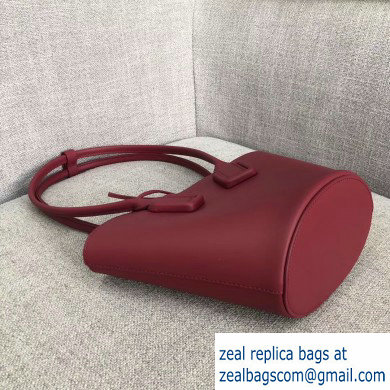 Bottega Veneta Small Basket Tote Bag In French Calf Red 2019