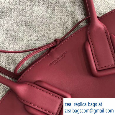 Bottega Veneta Small Basket Tote Bag In French Calf Red 2019 - Click Image to Close