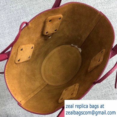 Bottega Veneta Small Basket Tote Bag In French Calf Red 2019 - Click Image to Close