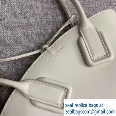 Bottega Veneta Small Basket Tote Bag In French Calf White 2019