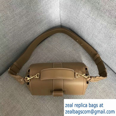 Bottega Veneta Small Piazza Bag in Soft Matte Calfskin Camel 2019