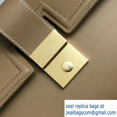 Bottega Veneta Small Piazza Bag in Soft Matte Calfskin Camel 2019 - Click Image to Close