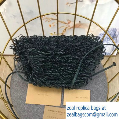Bottega Veneta The Sponge Pouch 20 Clutch Bag with Strap Green 2019