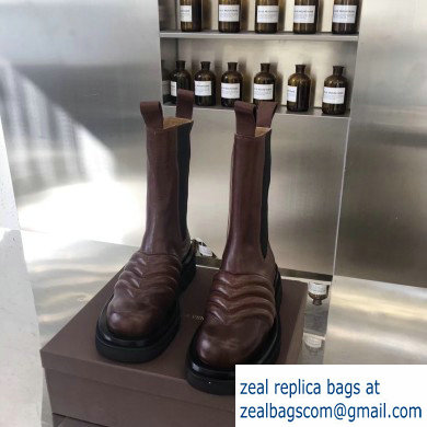 Bottega Veneta Waxy Calfksin Boots Coffee 2019 - Click Image to Close