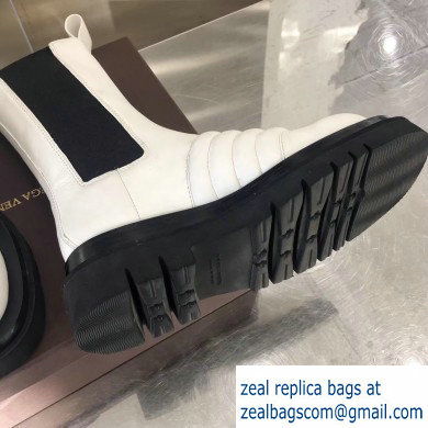 Bottega Veneta Waxy Calfksin Boots White 2019 - Click Image to Close