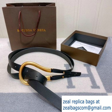 Bottega Veneta Width 5cm Leather Corset Belt Black 2019