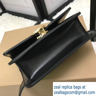 Burberry Belted Strap Leather TB Bag Black 2019 - Click Image to Close