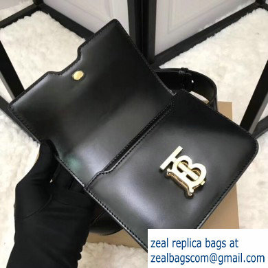 Burberry Belted Strap Leather TB Bag Black 2019 - Click Image to Close