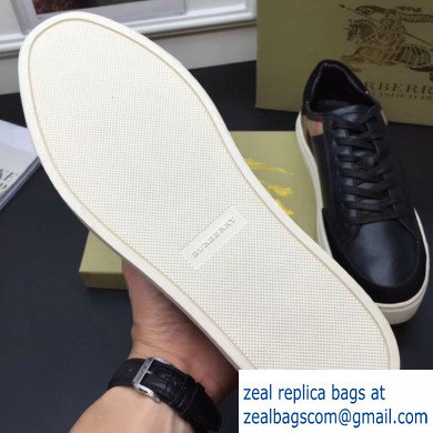 Burberry Leather and House Check Men's Sneakers Black 2019