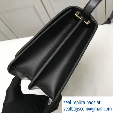 Burberry Medium Leather TB Bag Black 2019 - Click Image to Close
