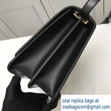 Burberry Medium Leather TB Bag Black 2019