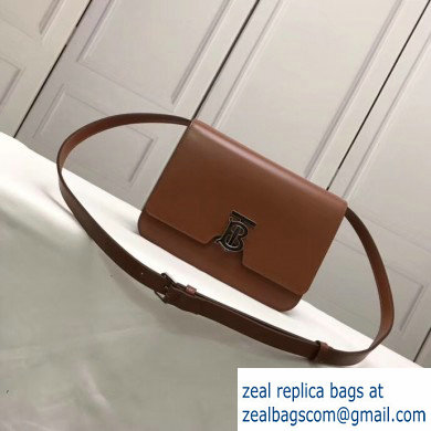 Burberry Medium Leather TB Bag Brown 2019 - Click Image to Close