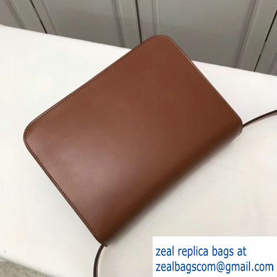 Burberry Medium Leather TB Bag Brown 2019