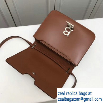 Burberry Medium Leather TB Bag Brown 2019 - Click Image to Close