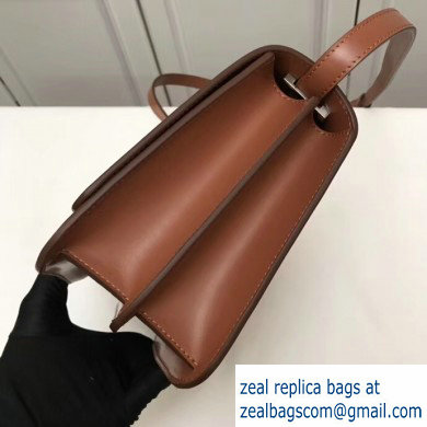 Burberry Medium Leather TB Bag Brown 2019 - Click Image to Close