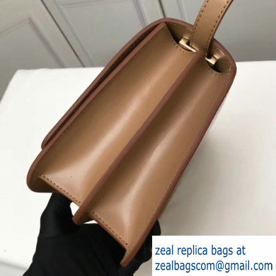 Burberry Medium Leather TB Bag Camel 2019 - Click Image to Close