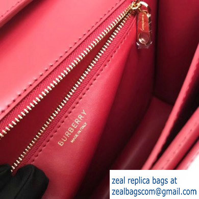 Burberry Medium Leather TB Bag Red 2019