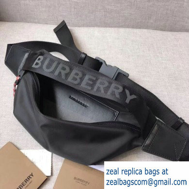 Burberry Medium Logo Detail Bum Bag Black 2019