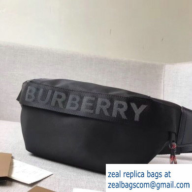 Burberry Medium Logo Detail Bum Bag Black 2019