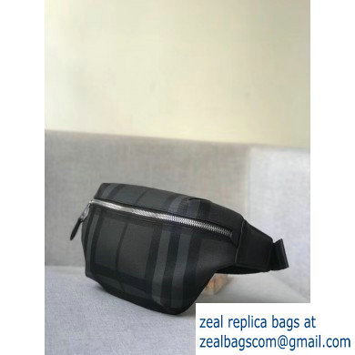 Burberry Medium London Check and Leather Bum Bag Black 2019