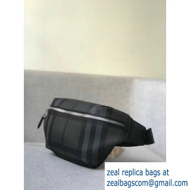 Burberry Medium London Check and Leather Bum Bag Black 2019