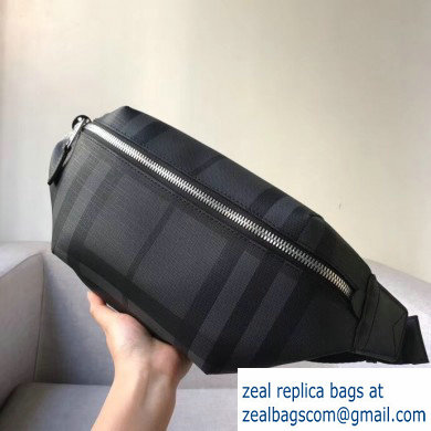 Burberry Medium London Check and Leather Bum Bag Black 2019