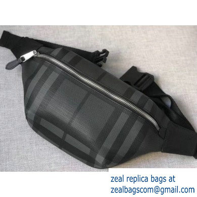 Burberry Medium London Check and Leather Bum Bag Black 2019