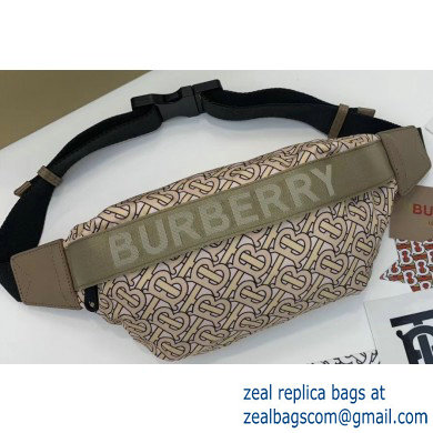 Burberry Medium Monogram Print Bum Bag Beige 2019 - Click Image to Close