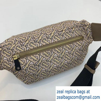 Burberry Medium Monogram Print Bum Bag Beige 2019 - Click Image to Close