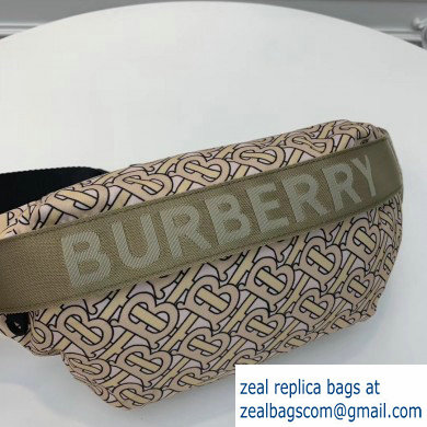 Burberry Medium Monogram Print Bum Bag Beige 2019 - Click Image to Close