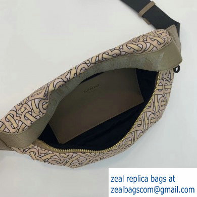 Burberry Medium Monogram Print Bum Bag Beige 2019 - Click Image to Close