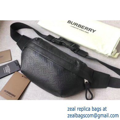 Burberry Medium Monogram TB Bum Bag Black 2019