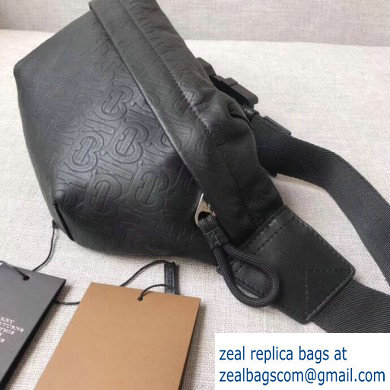 Burberry Medium Monogram TB Bum Bag Black 2019