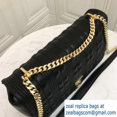 Burberry Medium Quilted Lambskin Lola Bag Black 2019 - Click Image to Close