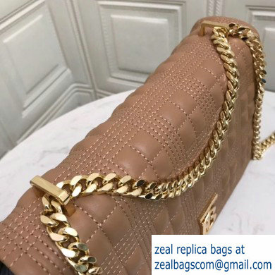 Burberry Medium Quilted Lambskin Lola Bag Camel 2019 - Click Image to Close