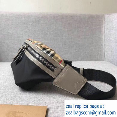 Burberry Medium Vintage Check/Black Bum Bag 2019 - Click Image to Close