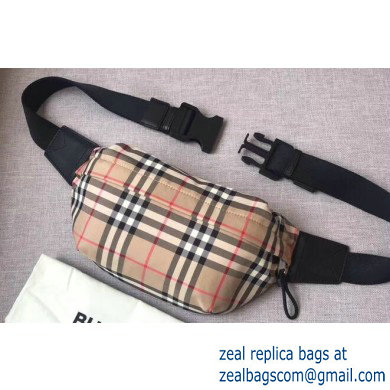 Burberry Medium Vintage Check Bonded Cotton Bum Bag 2019