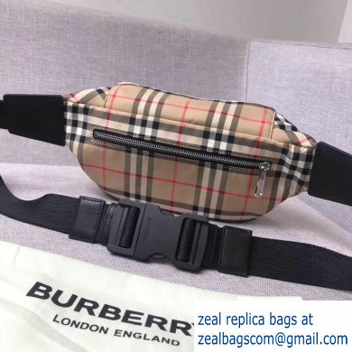 Burberry Medium Vintage Check Bonded Cotton Bum Bag 2019 - Click Image to Close